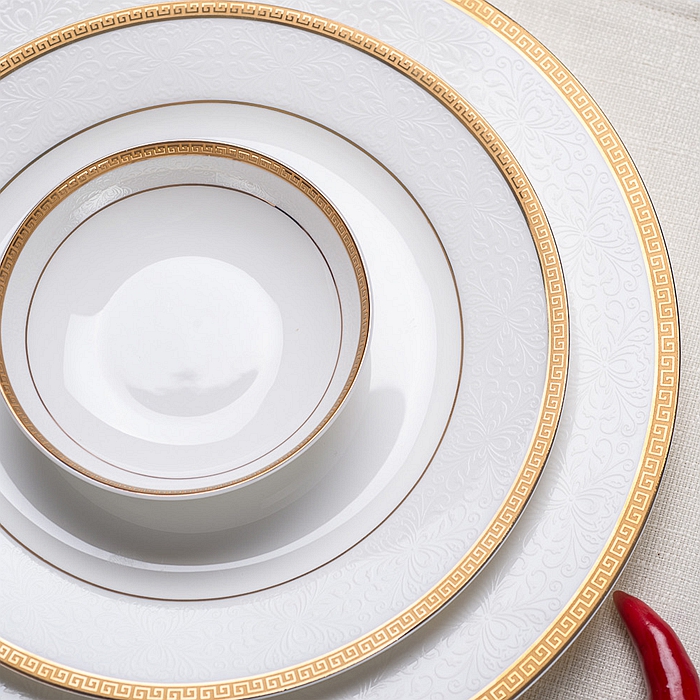 Sheng 's ipads porcelain plate flat ceramic plate disc plate beefsteak disc cake dish plate tableware