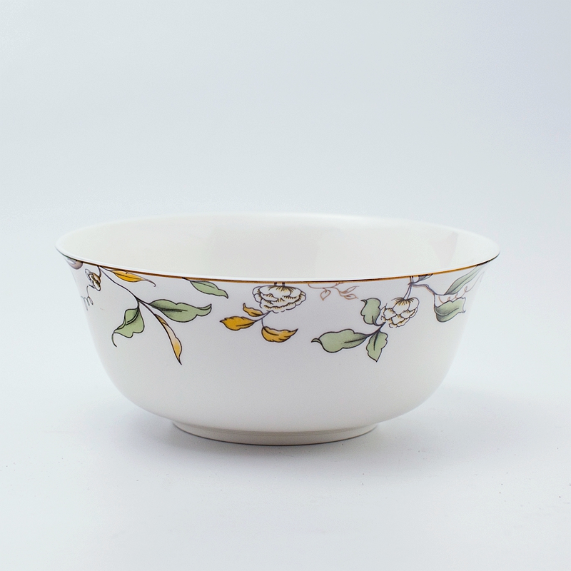 Ceramic bowl suit to eat rice bowl household bowls large ipads soup bowl 6 inches rainbow such as bowl rice bowls microwave tableware