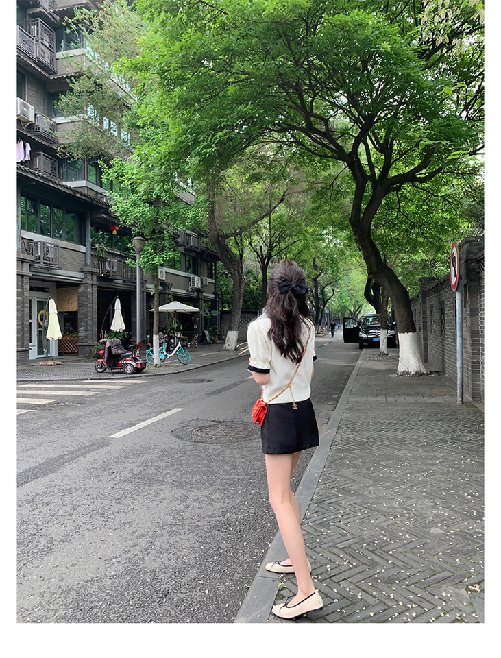 Giày búp bê nữ mũi vuông cổ nông đế bệt mềm, thắt nơ dịu dàng, chất liệu da cừu — Màu trà sữa, hàng có sẵn, Màu trắng sữa, hàng có sẵn, Màu xanh sữa, hàng có sẵn chi tiết 66