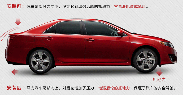 Suitable for Honda 11th Generation Accord Tail Top Wing Car Modified Parts Baking Paint Carbon Fiber Pattern Punch-Free Horizontal Tail Press