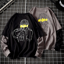 Boomer Street Tennis Red Ulzzang Black Casual Hip Hop Lovers High Street Handsome with an easy t-shirt male and female