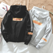 2021 autumn new mens bomber jacket Japanese youth handsome slim baseball suit student jacket mens trend