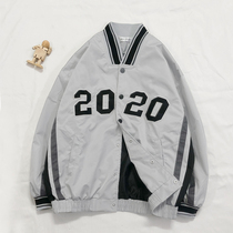 American street hip-hop high street retro baseball uniform loose Joker bomber jacket jacket women Spring and Autumn ins tide