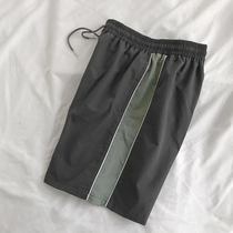 Hip-hop sports shorts Women summer 2021 New Korean students loose high waist thin wide legs five-point pants ins tide