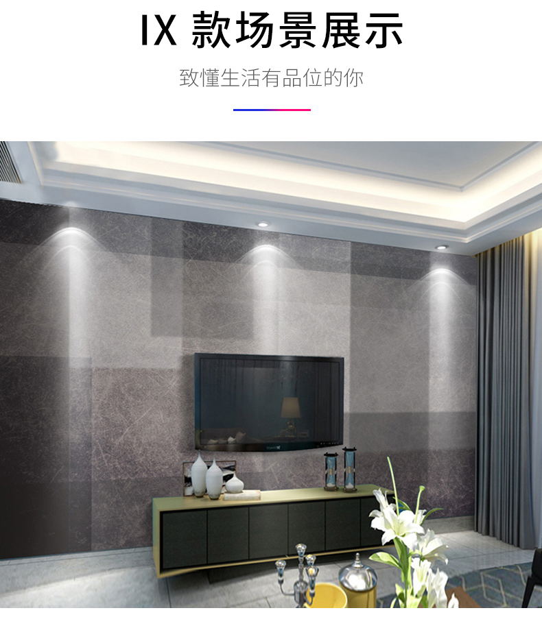 tivi sharp 40 inch Gỗ TV tường giấy đơn giản hiện đại giấy dán tường phòng khách bao gồm liền mạch phim thời trang Bắc Âu - TV tivi lg 32 inch