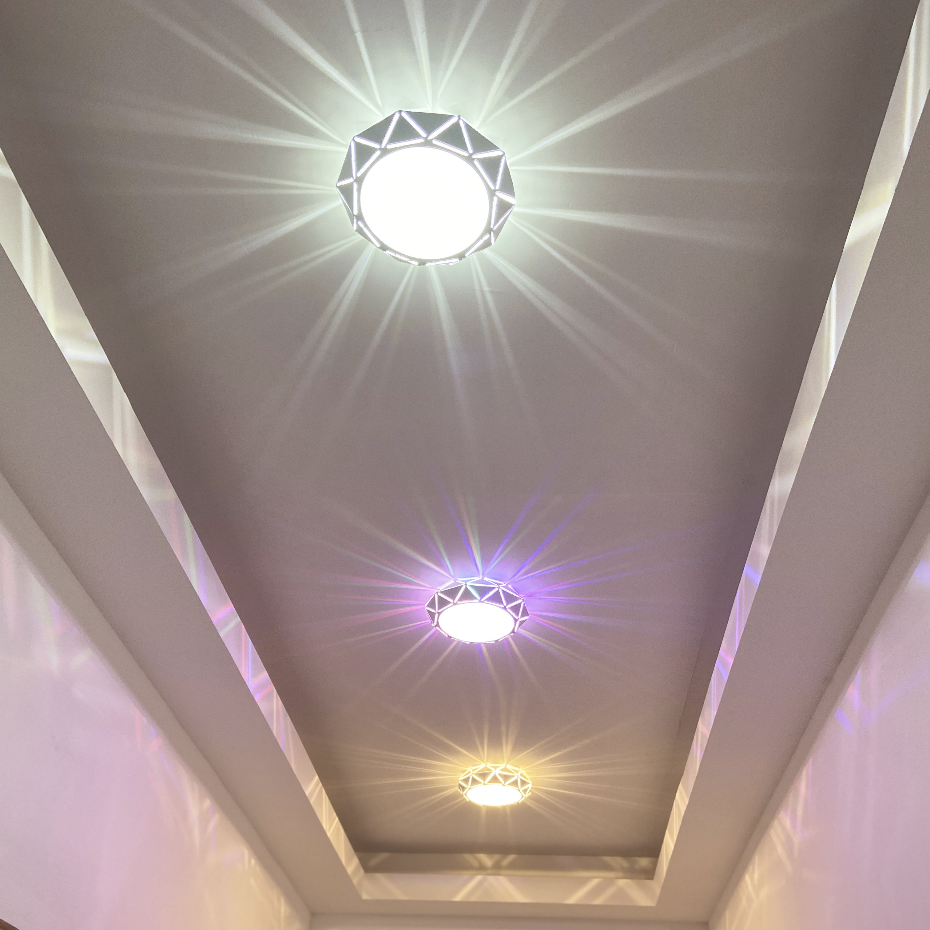 Creative Geometric Aisle Corridor Light Modern Minima Minimalist Home Genguan Light Door Hall Personality Cylinder Light Discoloration Spotlight Personality