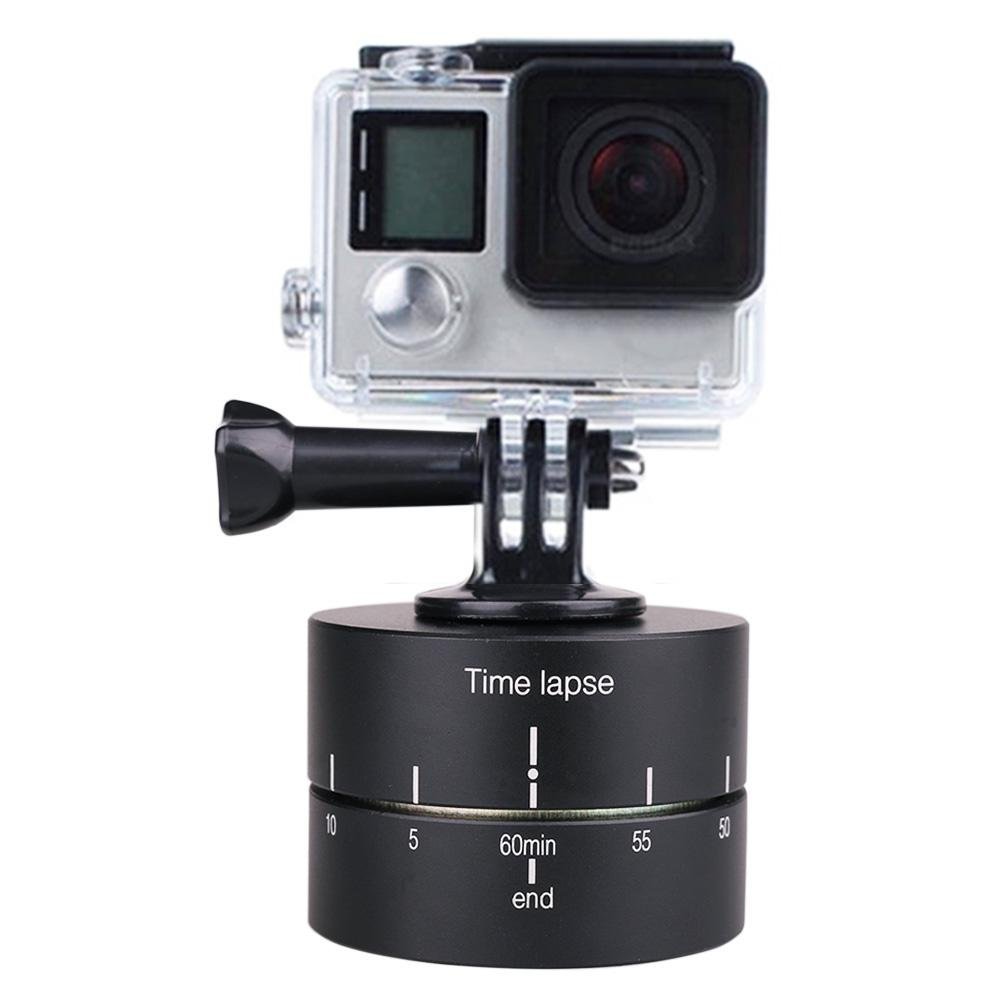 Panoramic timed tripod head 360-degree rotation suitable for GoPro sports camera Photolapse tripod head