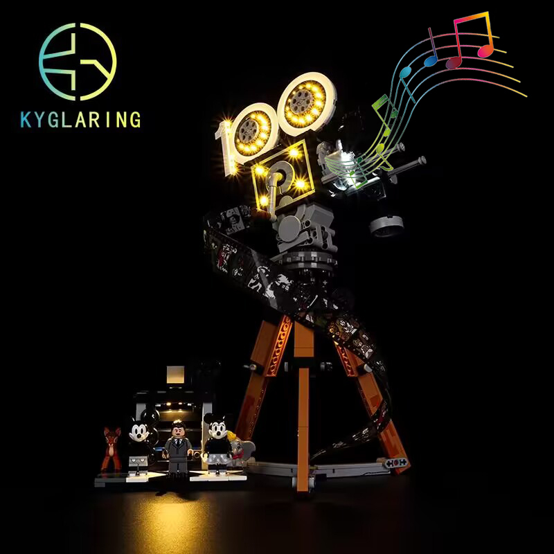 Ky Can Be Used for Lego 43230 Walt Disney Camera Led Building Block Toy Lighting Lighting Set