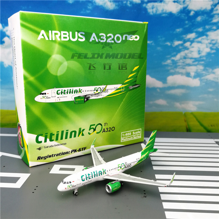 Phoenix 11427 Citilink A320neo PK-GTF 50th 1:400