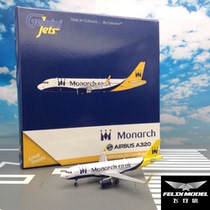  GeminiJets GJMON1430 British Monarch Airlines Airbus A320W G-ZBAA 1:400