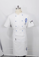 Футболка, фартук, короткий рукав