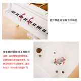 Пианино, танцующая рождественская музыкальная шкатулка, делается под заказ, подарок на день рождения