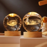 Хрустальные мячи для ночной лампы на рабочем столе украшения