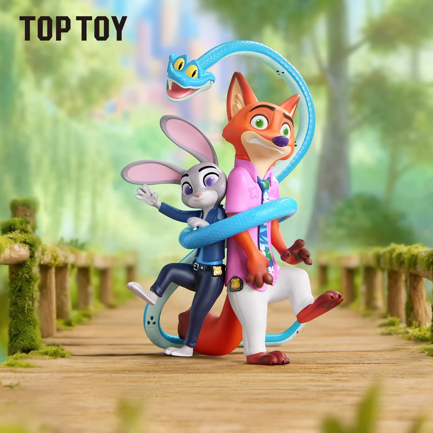 Zootopia 2 периферийная коллекционная коробка 3D-печатная змея Гари и змей Джуди Найк фигура с подвижным всем телом
