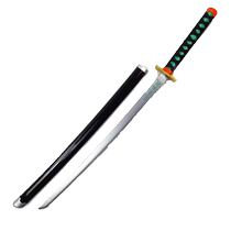 Kimetsu no Yaiba COS knife Butterfly Ninja Kamado Tanji Hiragawa Zenitsu Tomioka Giyu COS wooden knife unedged