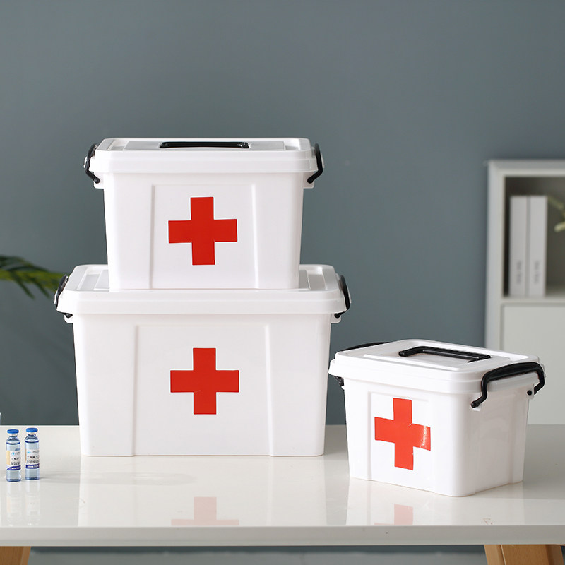 Thickened Family Special Large Number Medicine Case Multilayer First Aid Containing Health Care Box Home Plastic Medicine Box