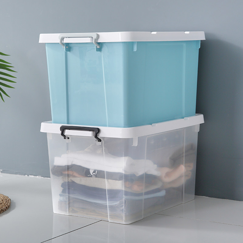 Thickened Transparent Plastic Containing box Special Number of clothes Quilt Toy Containing Box Snacks Finishing Box Containing Box