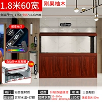 Расширенный ультрабелый модернизированный фильтр с двойным дном шириной 1,8 метра и 60, дерево Конго