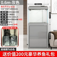 Ультрабелый квадратный цилиндр длиной 0,6 м, новый нижний фильтр, нано-серый цвет