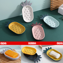 Soap box with lid double soap box holder multi-layer with drain creative cute travel personality bathroom home