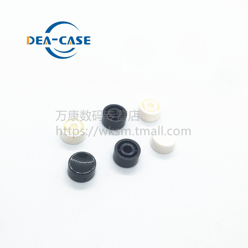 ten thousand Conn A34 button cap white black fit 6 * 6 light switch cap round head inside warp 3 2M