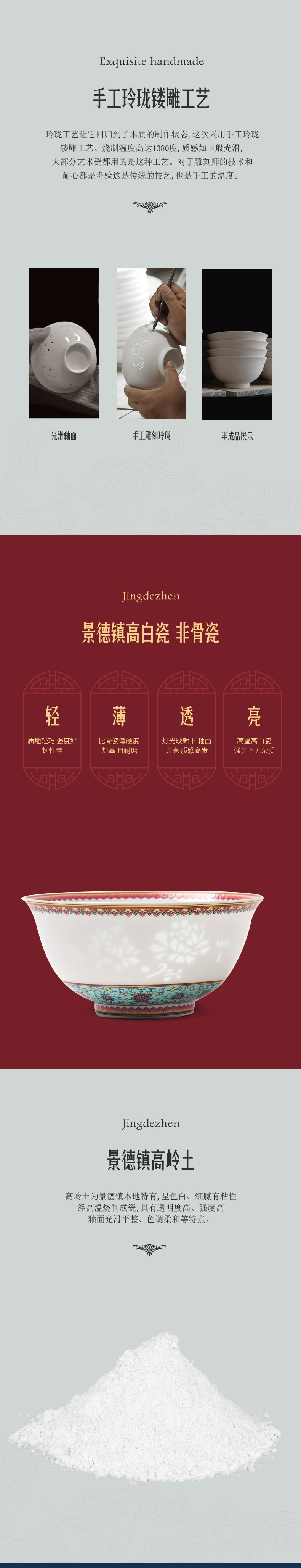 Dishes suit household housewarming Mid - Autumn festival gift for jingdezhen blue and white porcelain bowl chopsticks and exquisite porcelain set combination