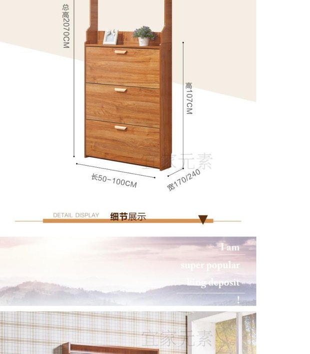 móc cửa gỗ màu giày bãi mỏng đơn giản tấm dựa lắp ráp giày môi trường lưu trữ hiện đại - Buồng tủ sách giá rẻ