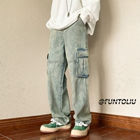 Промытый синий m