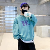 Осенняя летняя одежда, толстовка, детский демисезонный лонгслив для мальчиков, в западном стиле