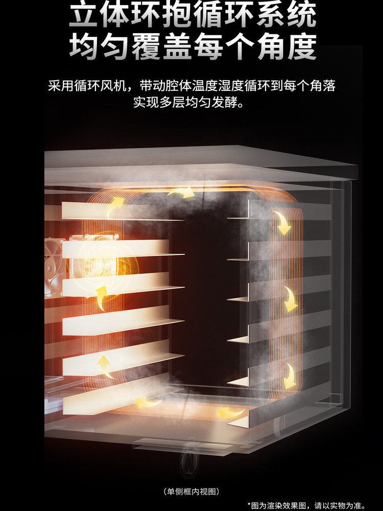 Ukoeo Gaobike F12 Bread Fermentation Box Commercial Large-Capacity Baking Dough Double-Door Proofing Box Cake Shop