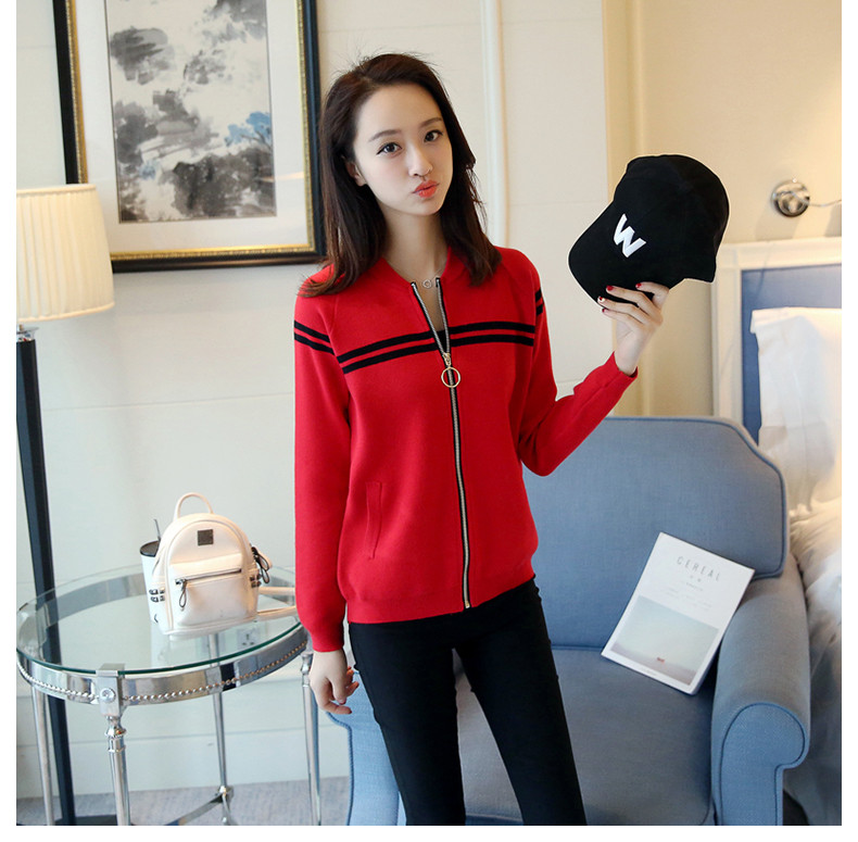 Áo len nữ mùa xuân đầu xuân 2019 nữ mới mùa xuân phổ biến mùa xuân đan áo khoác nữ mùa xuân và mùa thu thủy triều - Đan Cardigan ao khoac len
