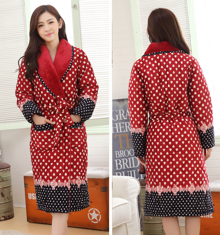 Peignoir jeunesse Quilted robe houmous - Ref 595227 Image 15