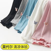 Girl 50% Pants Summer Thin children Modale Pants pants female baby shorts Summer Clothing Wave outside wearing underpants