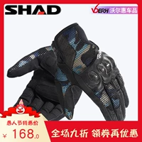 Găng tay xe máy SHAD Xia De mùa xuân và mùa thu sợi carbon tất cả đều đề cập đến găng tay màn hình cảm ứng thoáng khí chống vỡ - Xe máy Rider thiết bị găng tay lái xe máy