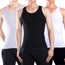 Summer cotton modal mens vest hurdles plus size smooth cool sweat-absorbing anti-static sweatshirt wide shoulder strap