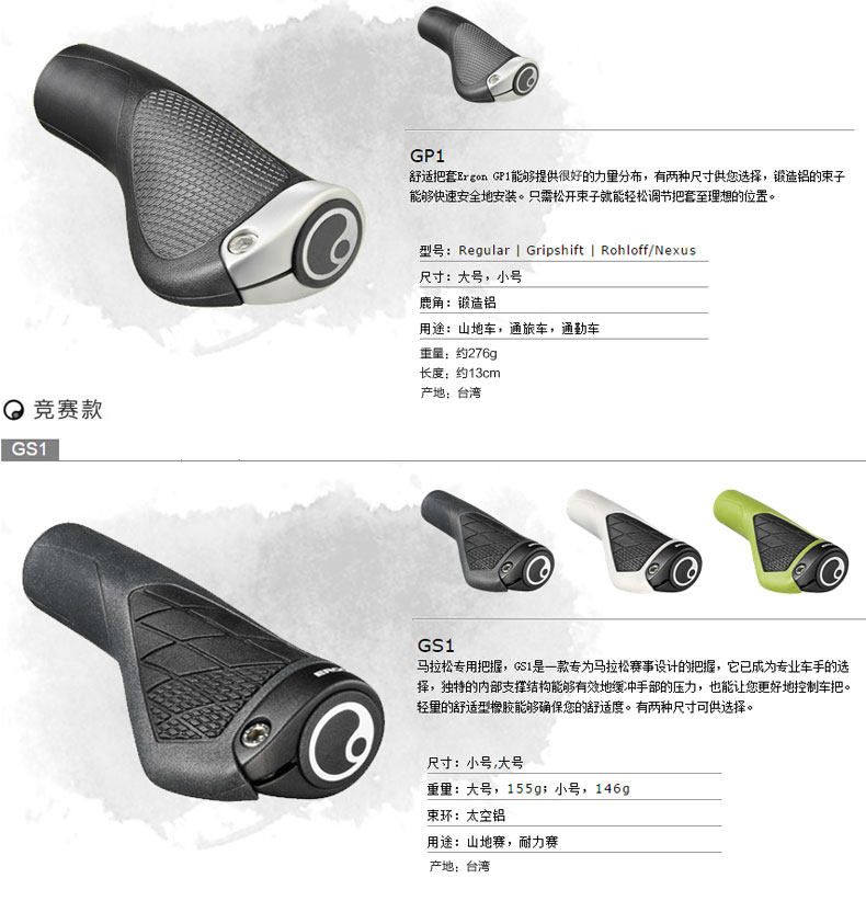 Poignées de vélo ERGON - Ref 2340019 Image 18