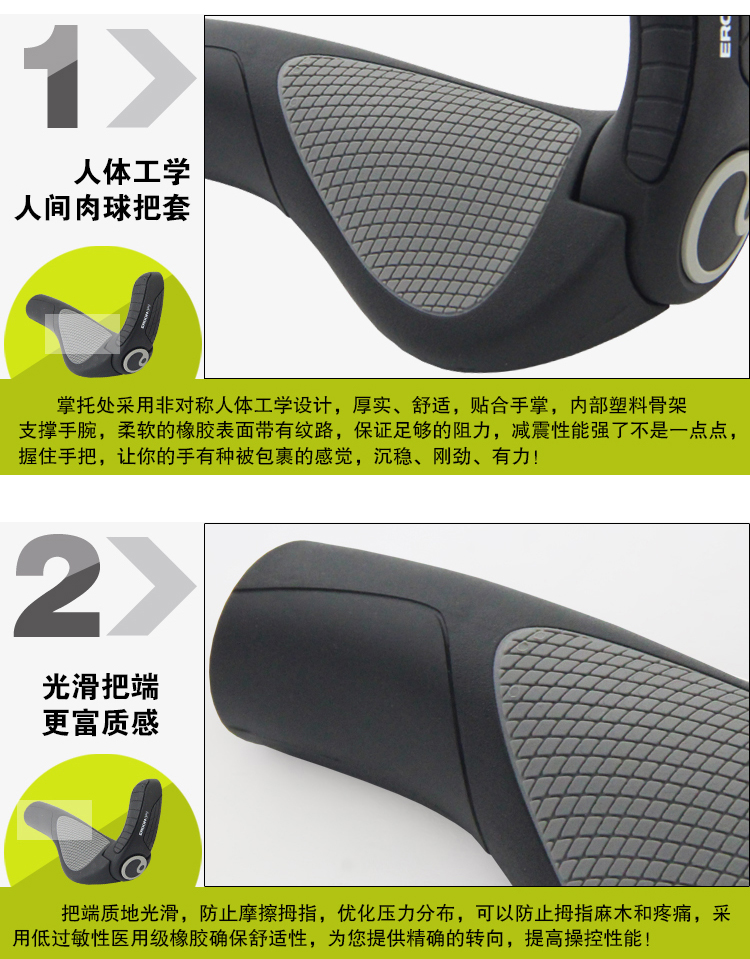 Poignées de vélo ERGON - Ref 2351168 Image 17