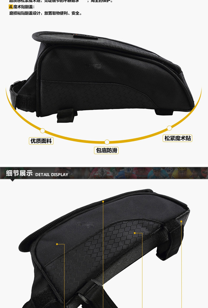 Sacoche pour vélo mixte EASYDO - Ref 2217899 Image 8