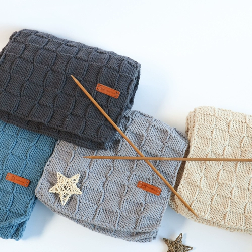 黛青 Шахматы, шарф, набор материалов ручной работы, плетеный клубок пряжи, DIY