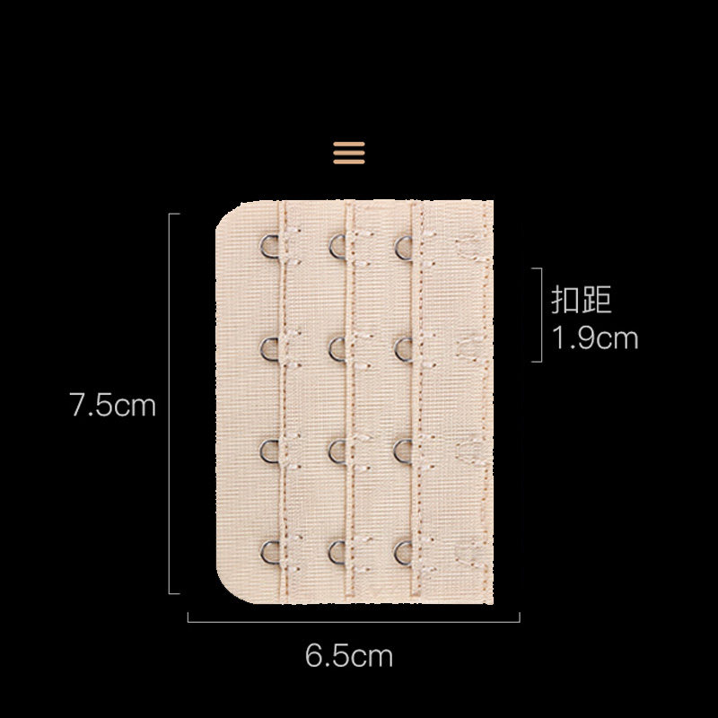 Underwear buckle extended breasted comfort bra extension buckle Connection adjustment buckle Four rows of four buckles bra growth buckle