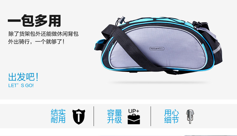 Sacoche pour vélo mixte ROSWHEEL - Ref 2232266 Image 11