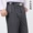 Quần linen mùa hè nam trung niên đôi quần xếp li cao eo sâu lỏng lẻo quần nóng nam quần phù hợp với quần mỏng - Suit phù hợp quần vải nam