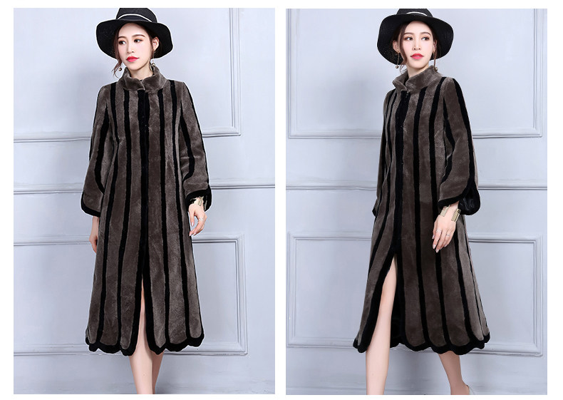 Manteau de fourrure femme NERAZZURRI - Ref 3171930 Image 23