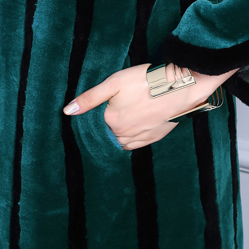 Manteau de fourrure femme NERAZZURRI - Ref 3171930 Image 5