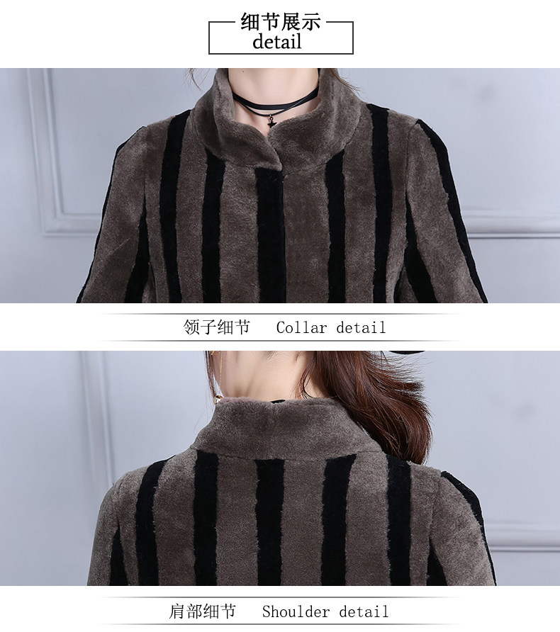 Manteau de fourrure femme NERAZZURRI - Ref 3171930 Image 27