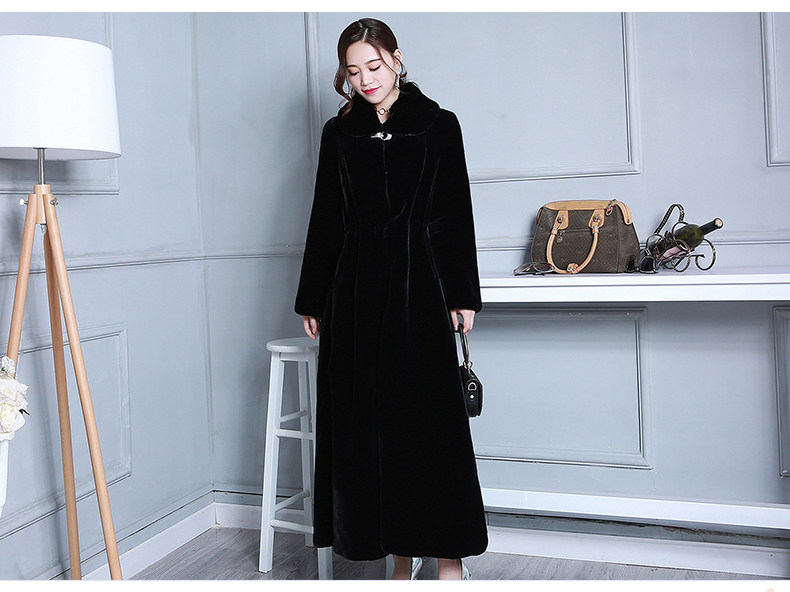 Manteau de fourrure femme NERAZZURRI - Ref 3173053 Image 14