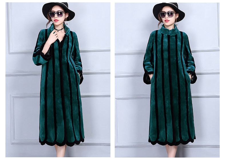 Manteau de fourrure femme NERAZZURRI - Ref 3171930 Image 17