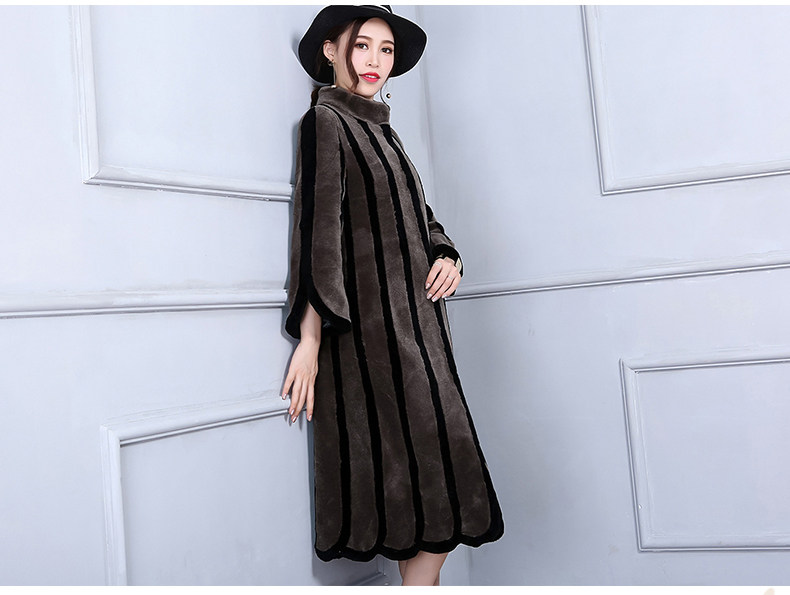 Manteau de fourrure femme NERAZZURRI - Ref 3171930 Image 21