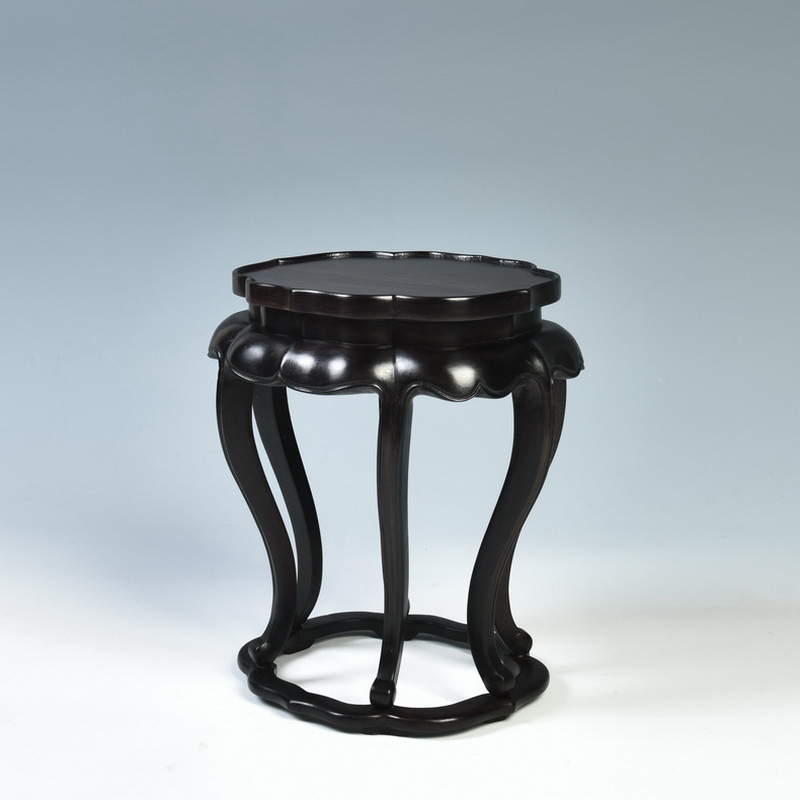 Ebony wood carving handicraft household act the role ofing is tasted furnishing articles purple wingceltis haitang several vase base solid wood are it base