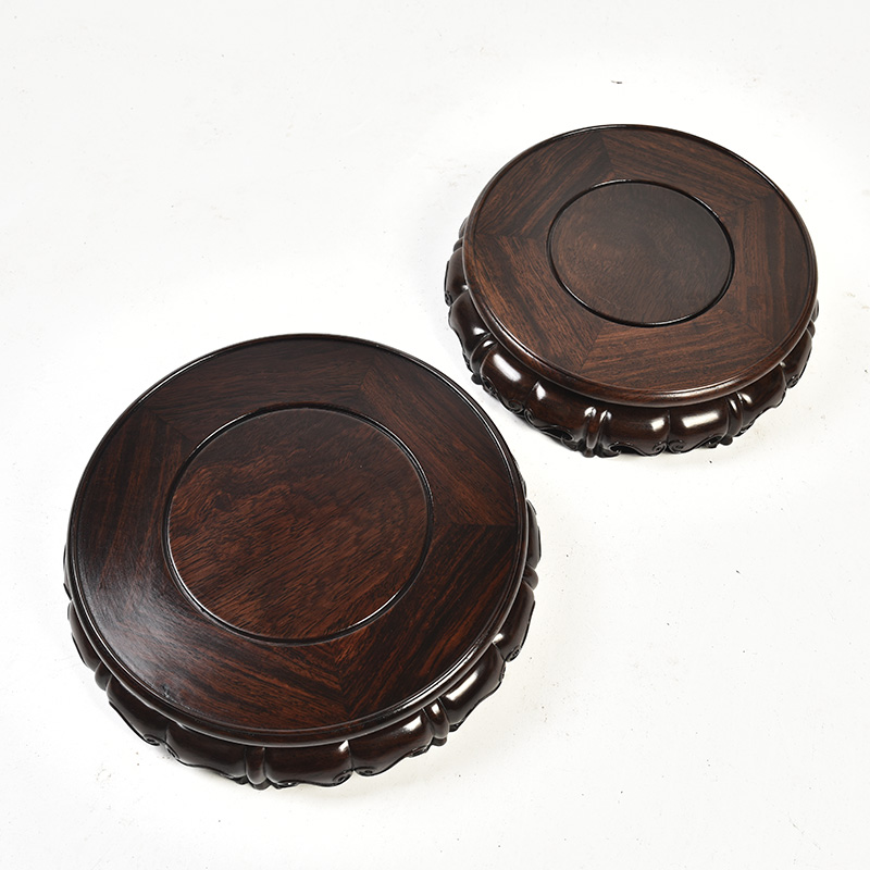 Pianology picking mahogany, ebony wood base base tank base as best vase flowerpot it base